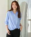 【SALE/50%OFF】any FAM 【UVカット/抗菌防臭/速乾】エニィファンクション カシュクールシャツ エニィファム トップス シャツ・ブラウス ブル...