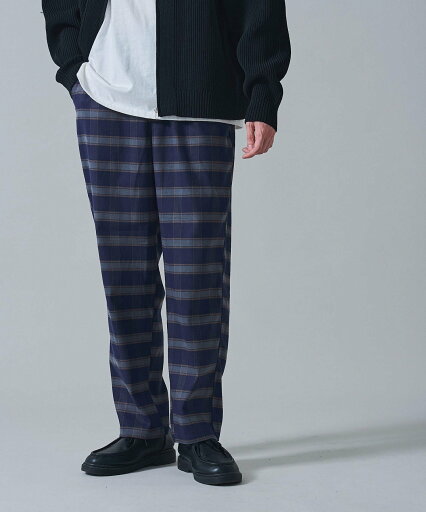 【SALE/50%OFF】WEGO MEN'S チェックテーパードスラックス ウィゴー パンツ その他のパンツ ベージュ ブルー 【SALE/50%OFF】WEGO MEN'S チェックテーパードスラックス ウィゴー パンツ その他のパンツ ベージュ ブルー