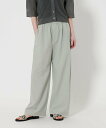 【SALE/30%OFF】BEAUTY&YOUTH UNITED ARROWS 【WEB限定】ポリエステルトロピカル イージーパンツ -ウォッシャブル- ビューティー&ユース ユナイテッドアローズ パンツ その他のパンツ ベージュ グレー【送料無料】