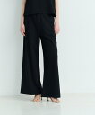 【SALE/50%OFF】N.O.R.C ジョゼットジャージーリラクシーパンツ ノーク パンツ その他のパンツ ブラック【送料無料】