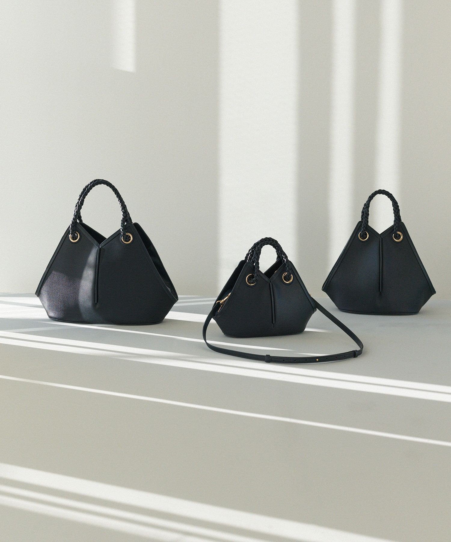 【SALE／50%OFF】ROPE' 【teau】navire(ナビーレ)HAND BAG Medium ロペ バッグ ハンドバッグ ネイビー ホワイト【送料無料】