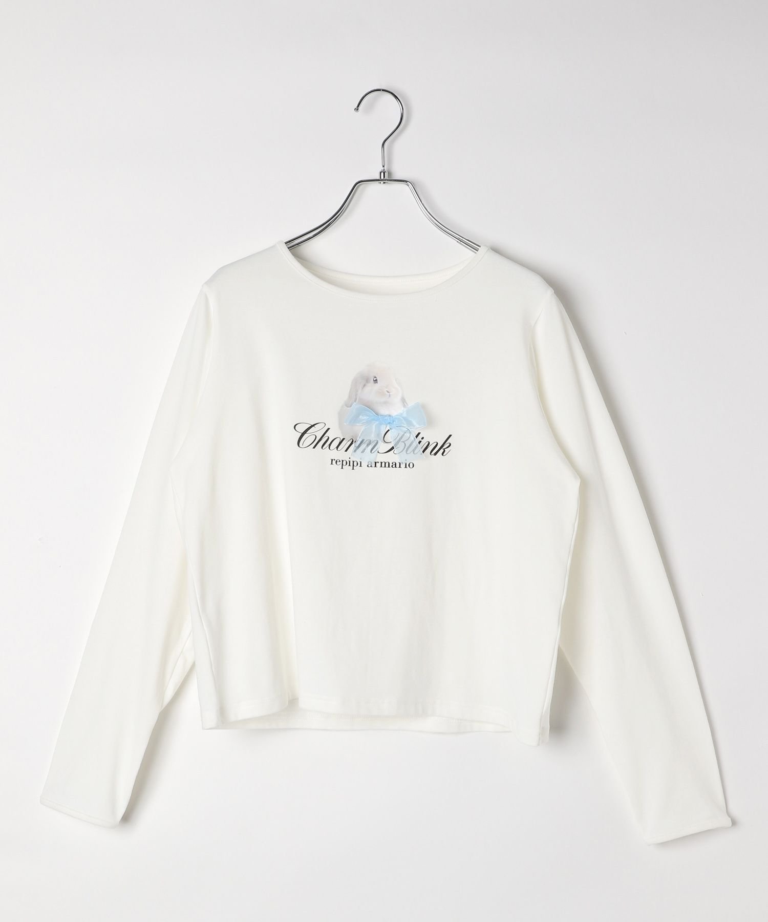 【SALE／42%OFF】repipi armario 【girly line】トキメキアソートロンT レピピアルマリオ トップス カットソー・Tシャツ ブラック ホワイトのサムネイル