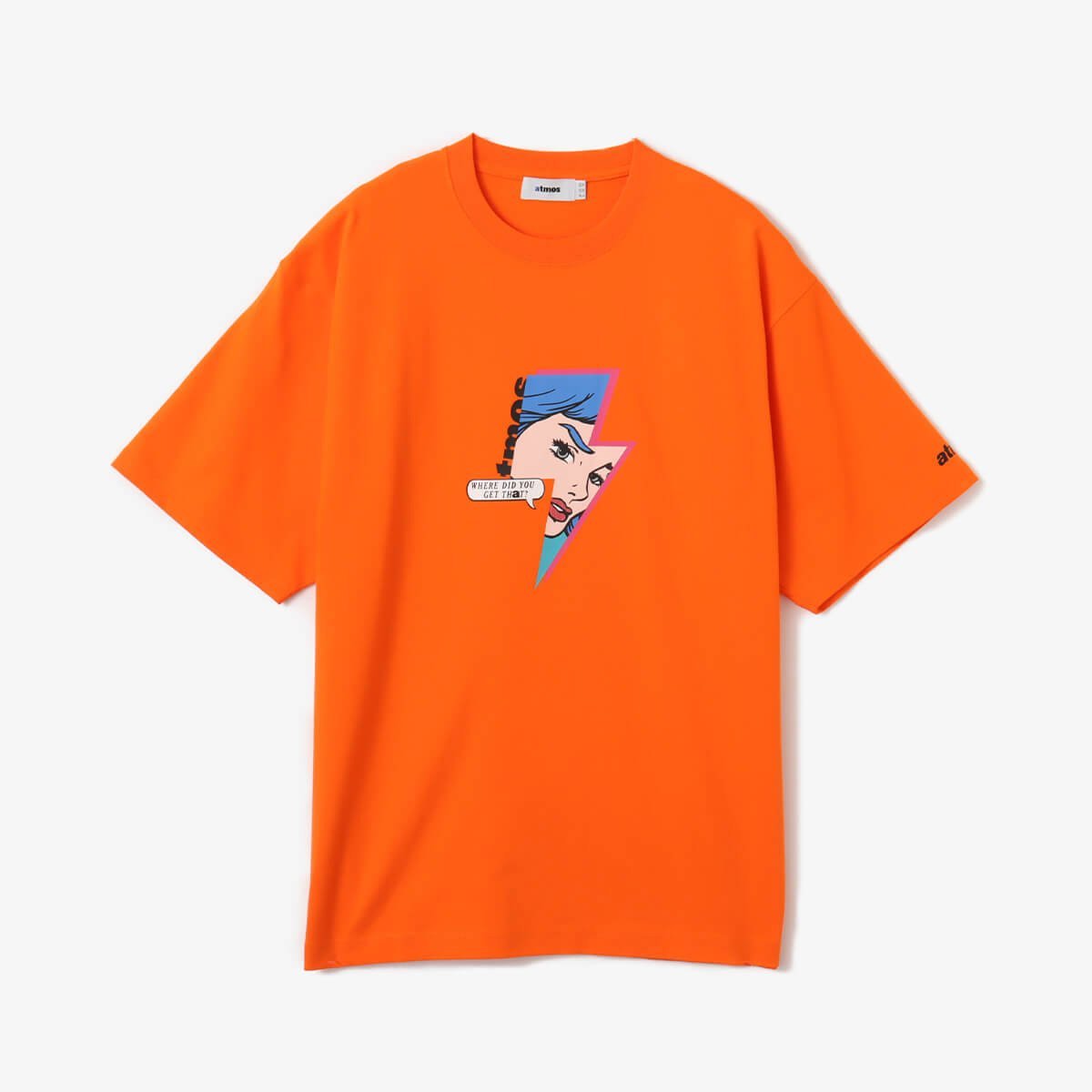 atmos atmos Girls T-shirt ORANGE アトモス トップス カットソー・Tシャツ オレンジ
