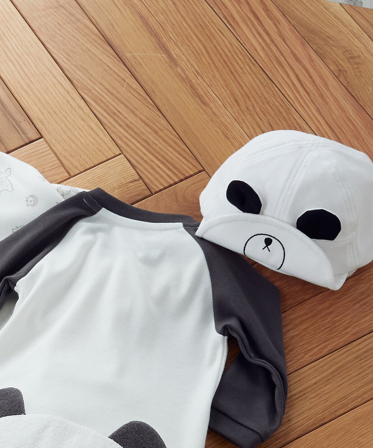 【SALE／55%OFF】COMME CA ISM UVカット カットソー素材 耳付き キャップ コムサイズム マタニティウェア・ベビー用品 その他のベビーグッズ ベージュ ピンク ホワイト