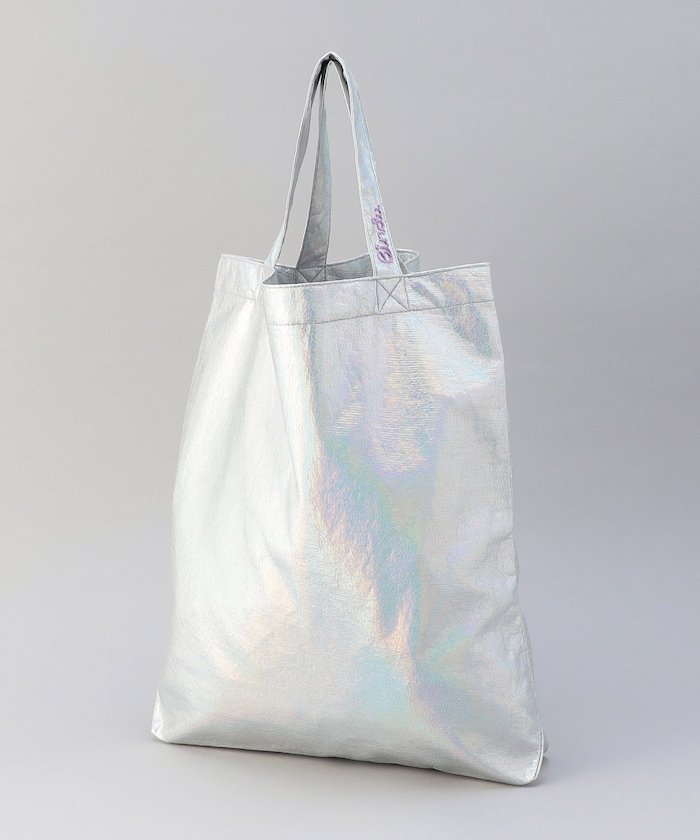 【SALE／50 OFF】BINDU ShinyTote/シャイニートートバッグ(メタリックバッグ)【限定展開】 フリークスストア バッグ トートバッグ ホワイト シルバー ゴールド