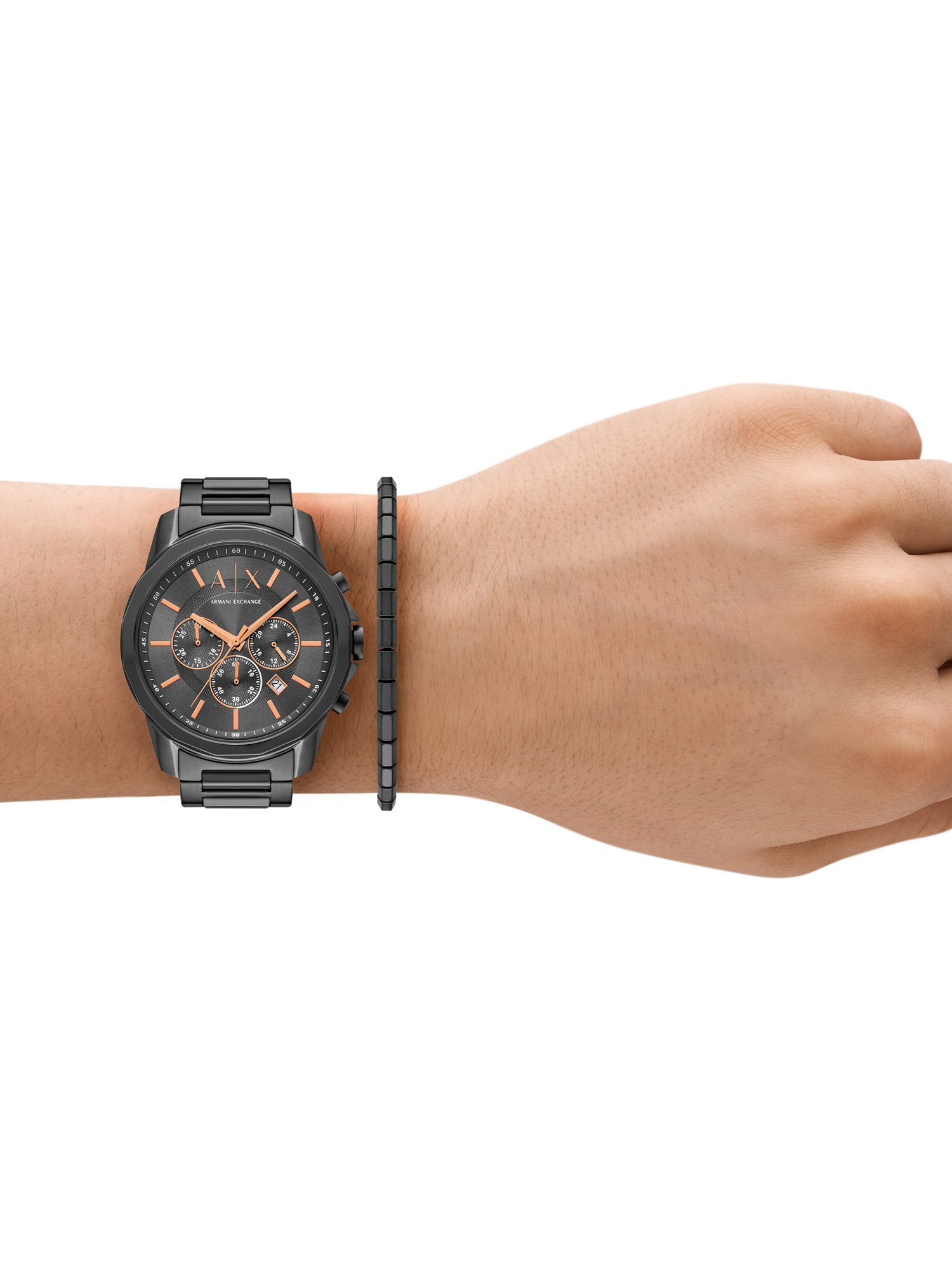 A｜X ARMANI EXCHANGE アルマーニ・エクスチェンジ 腕時計 メンズ アナログ ステンレス AX7170SET ウォッチステーションインターナショナル アクセサリー・腕時計 腕時計【送料無料】