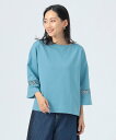 BEAMS HEART WOMEN 袖レース ポンチプルオーバー ビームス ハート トップス カットソー・Tシャツ イエロー ベージュ ブラック ホワイト ブルー【送料無料】