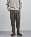 ユナイテッドアローズ 【SALE／60%OFF】UNITED ARROWS フランネル オールギャザー 1Pイージーパンツ ユナイテッドアローズ アウトレット パンツ その他のパンツ ブラウン グレー【送料無料】