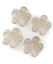 【SALE/50%OFF】Lovetoxic フラワーミニクリップ ナルミヤオンライン ヘアアクセサリー その他のヘアアクセサリー ホワイト グレー