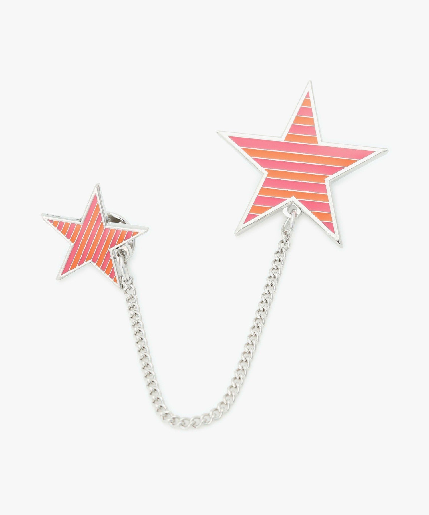 【SALE／38%OFF】agnes b. FEMME ダブルエトワールピンバッジ アニエスベー アクセサリー・腕時計 ブローチ・コサージュ・バッジ レッド