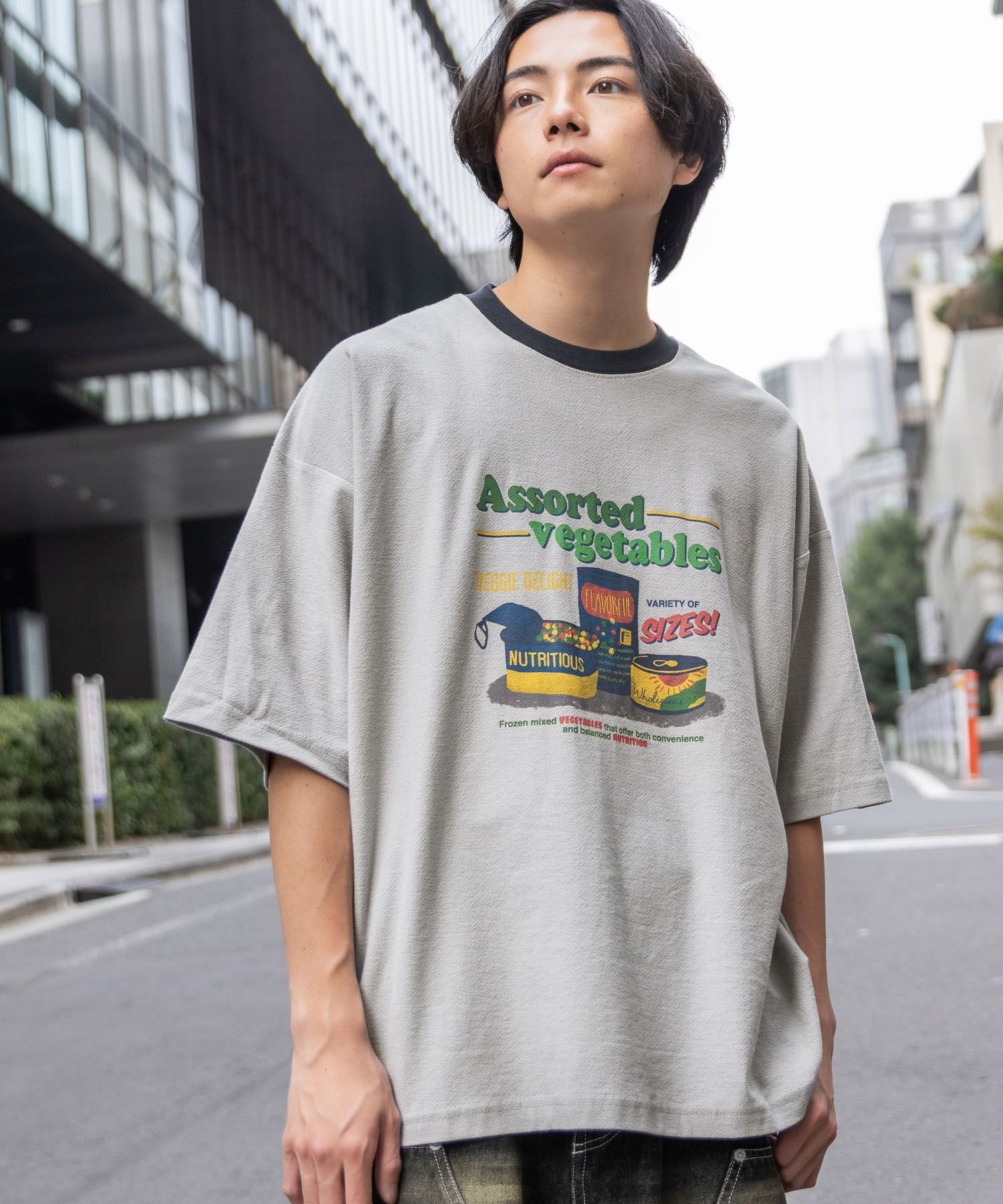 LAKOLE ナシジリンガーT ラコレ トップス カットソー・Tシャツ レッド ブラック ネイビー
