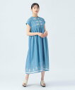 【SALE/30%OFF】BEAMS HEART WOMEN バンダナ スキッパー ワンピース ビームス ハート ワンピース・ドレス その他のワンピース・ドレス ブルー ホワイト ブラック【送料無料】