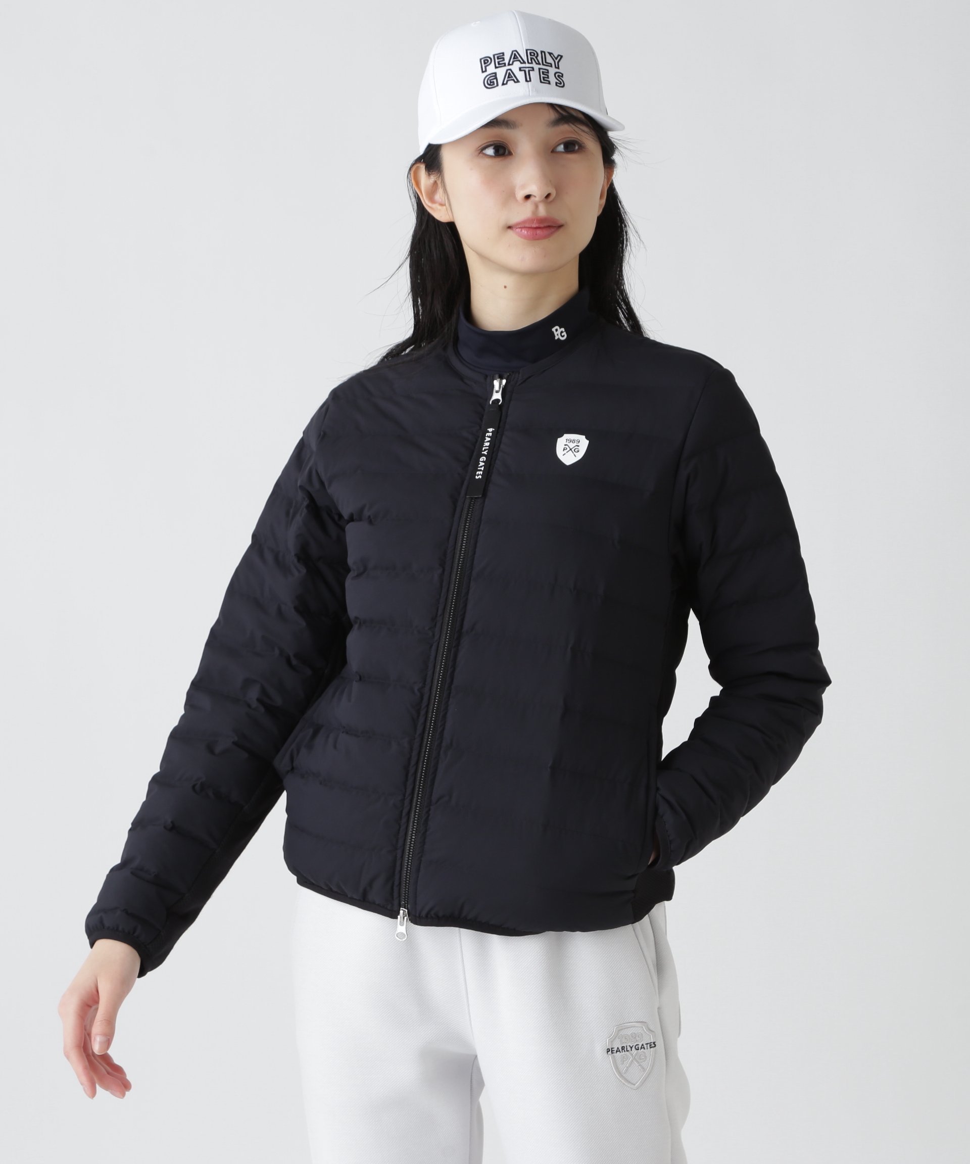 PEARLY GATES 光電子×Octa CPCP スプリングダウンブルゾン パーリーゲイツ ジャケット・アウター ブルゾン・ジャンパー ネイビー