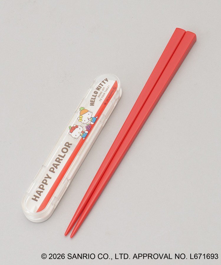 212 KITCHEN STORE 音の鳴らないハーフ箸箱 18cm HELLO KITTY ＜Sanrio サンリオ＞ トゥーワントゥーキッチンストア 福袋・ギフト・その他 その他