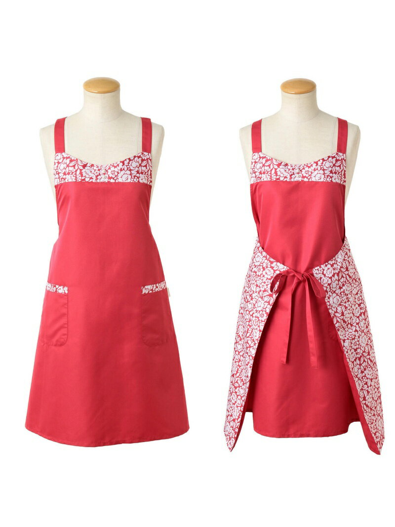 【SALE／40%OFF】Afternoon Tea LIVING アフタヌーンティー×ABCクッキングスタジオコラボレーションエプロン アフタヌーンティー・リビング 福袋・ギフト・その他 その他 レッド ネイビーのサムネイル