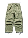 【SALE／60%OFF】BEAMS MEN BEAMS PLUS / 中空糸 サテン ミリタリー 6ポケット オーバーパンツ ビームス アウトレット パンツ カーゴパンツ ネイビー【送料無料】