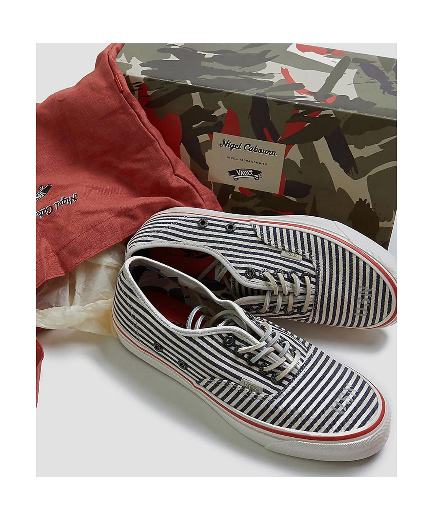 バンズ Nigel Cabourn UNISEX / Nigel Cabourn x VAULT by VANS - ナイジェル・ケーボン シューズ・靴 スニーカー レッド【送料無料】