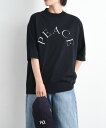 【SALE／46%OFF】INTERPLANET INTERPLANET/(W)【anana】PEACEボトルネックT インタープラネット トップス カットソー・Tシャツ ブラッ..