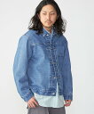 シップス SHIPS SHIPS: ＜セットアップ対応＞13.5oz リラックス デニム トラッカー ジャケット シップス ジャケット・アウター デニムジャケット ブルー ブラック【送料無料】