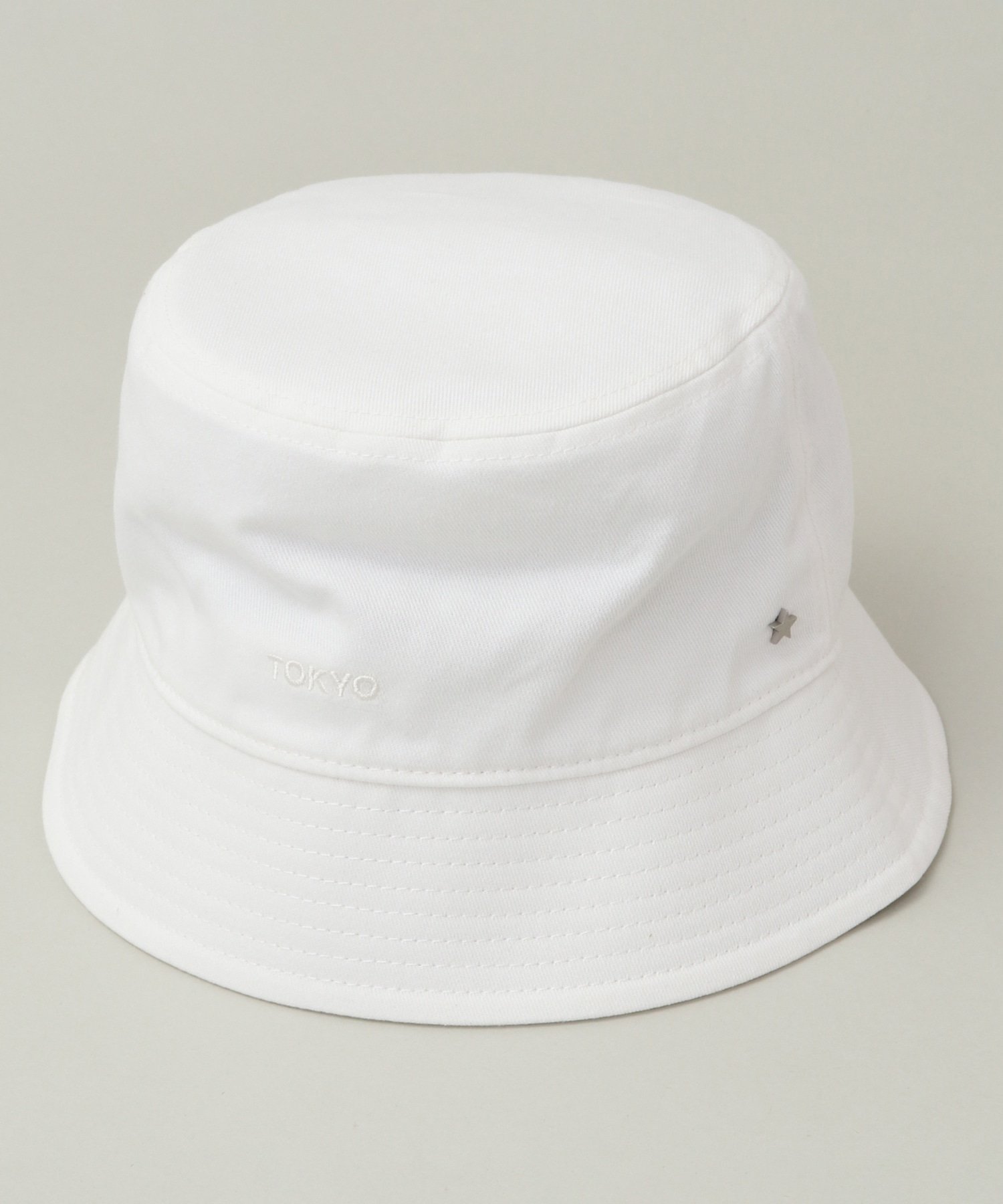 CONVERSE TOKYO LOGO TWILL BUCKET HAT コンバーストウキョウ 帽子 キャップ ホワイト ピンク ブラウン ブラック【送料無料】