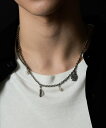 WEGO MEN'S M6PモチーフMIXデザインネックレス ウィゴー アクセサリー・腕時計 ネックレス(4)