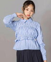 【SALE/20%OFF】ZIDDY 【 ニコ☆プチ 掲載 】シャツ&ビスチェセット(130~160cm) ベベ オンライン ストア スーツ・フォーマル セット...
