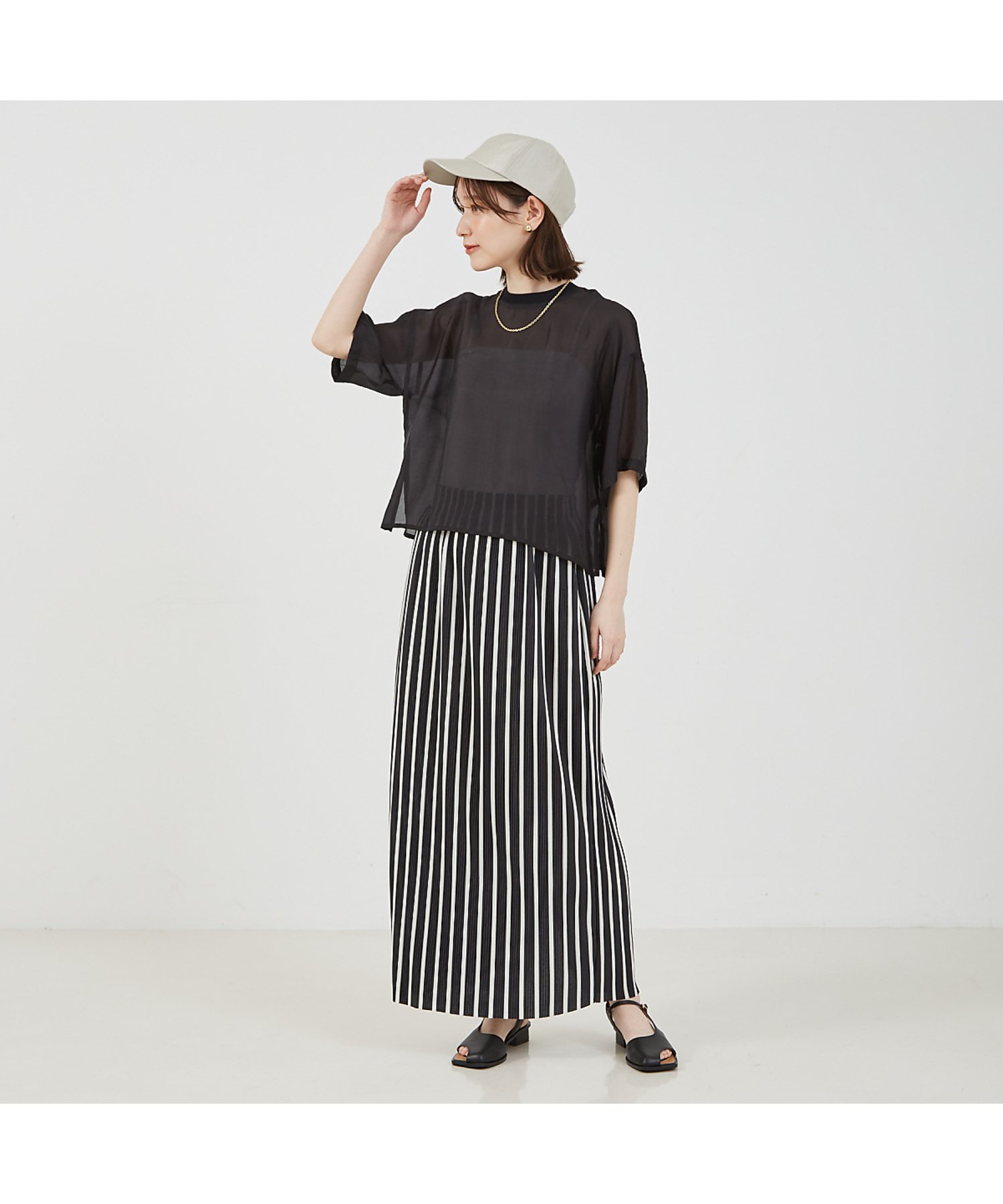 【SALE／10%OFF】abahouse mavie シルキーキャップ アバハウス マヴィ 帽子 ハット ブラック ベージュ