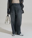 FREAK'S STORE スラックスデニムパンツ フリークスストア パンツ ジーンズ・デニムパンツ ネイビー グレー ブラック ブルー【送料無料】