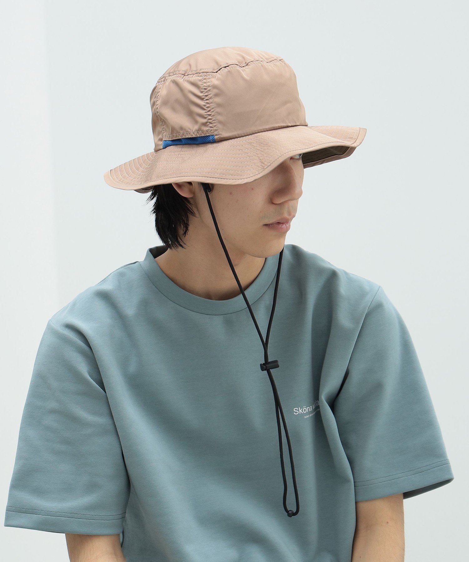 BEAMS HEART MEN BEAMS HEART / 撥水 アドベンチャーハット ビームス ハート 帽子 ハット ネイビー ブラック ベージュ カーキグリーン