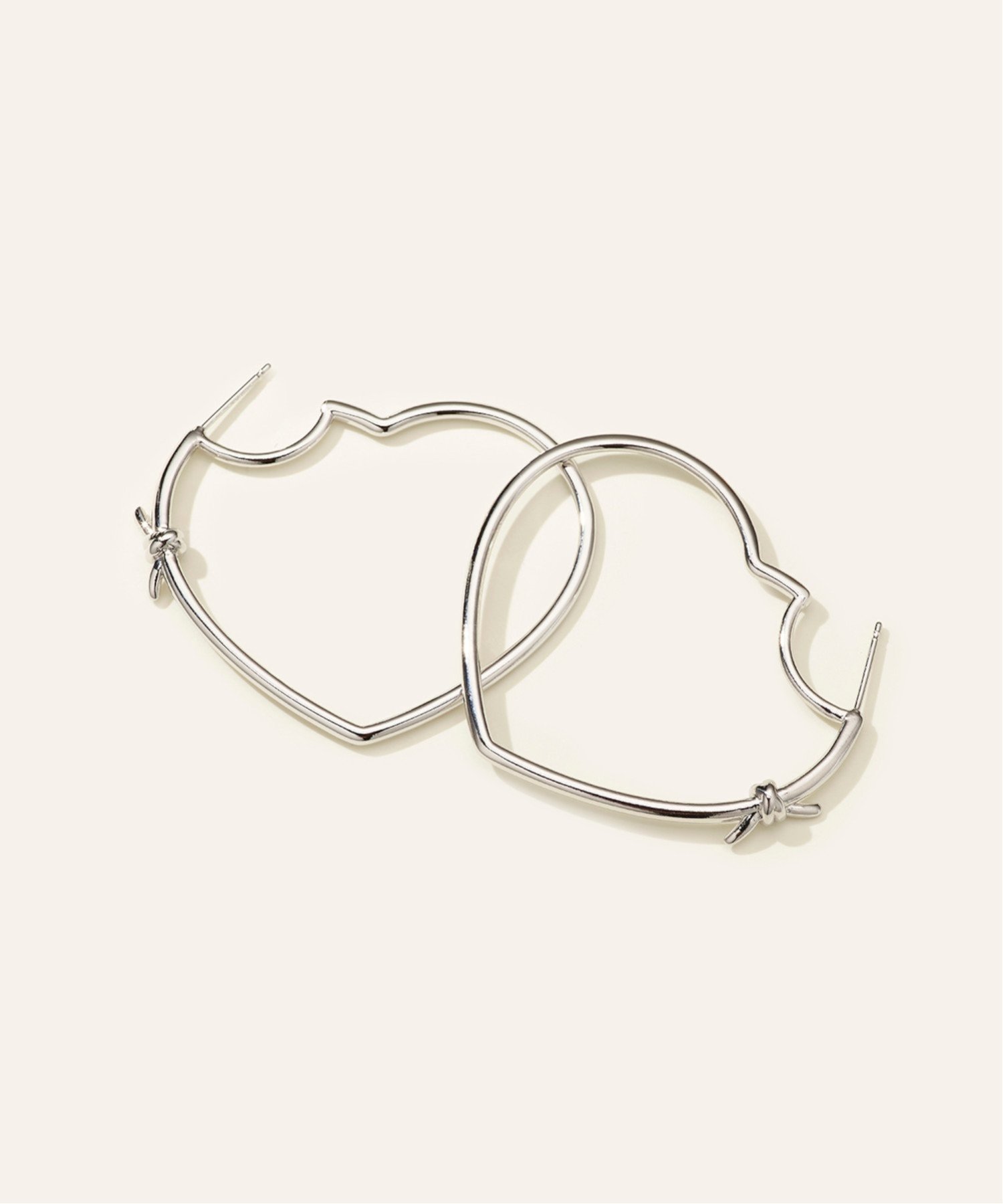 【SALE／29%OFF】METROCITY (W)クオレ(CUORE) スターリング シルバー ホワイト ピアス メトロシティ アクセサリー・腕時計 ピアス シルバー【送料無料】