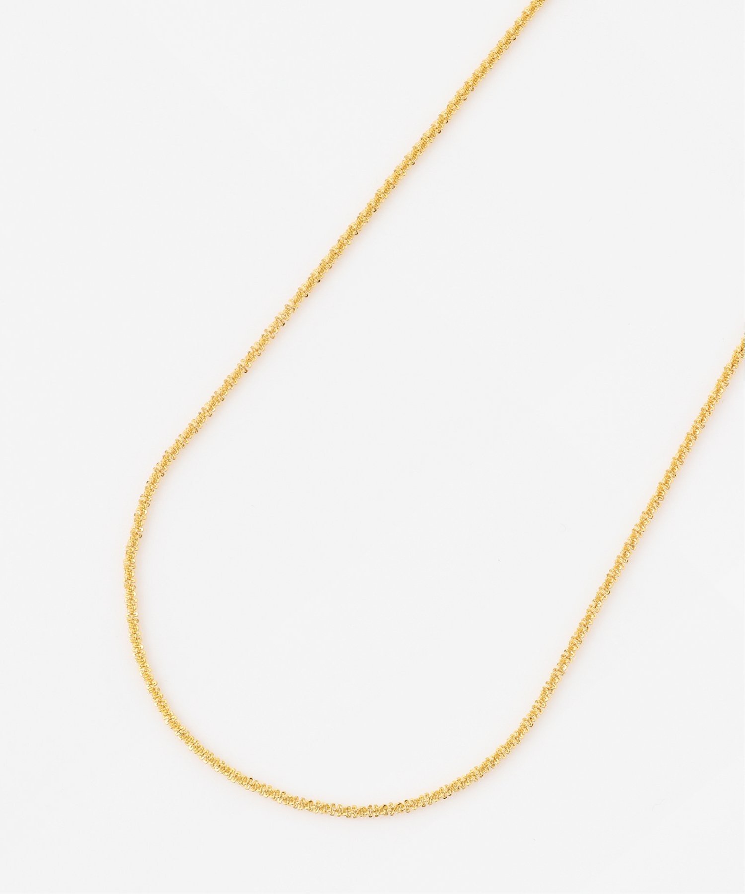 Fun&Daily スクラブチェーンネックレス 45cm ファンアンドデイリー アクセサリー・腕時計 ネックレス ..