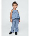 GAP (K)シャンブレー ハート コーデセット (幼児・ベビー) ギャップ トップス ノースリーブ・タンクトップ ブルー【送料無料】