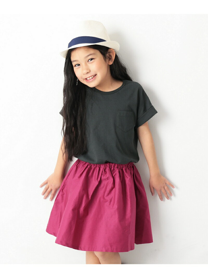 【SALE／20%OFF】devirock 半袖 ドッキングワンピース 女の子 ワンピース デビロックストア 子供服 キッズ デビロック ワンピース キッズワンピース パープル