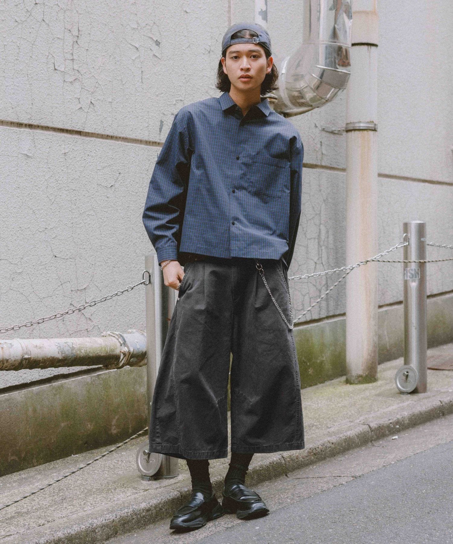 RAGEBLUE バレルバギーハーフパンツ レイジブルー パンツ その他のパンツ ブラック グレー