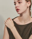 【SALE/48%OFF】ciite' 2連チェーンブレスレット シーテ アクセサリー・腕時計 ブレスレット・バングル シルバー ゴールド
