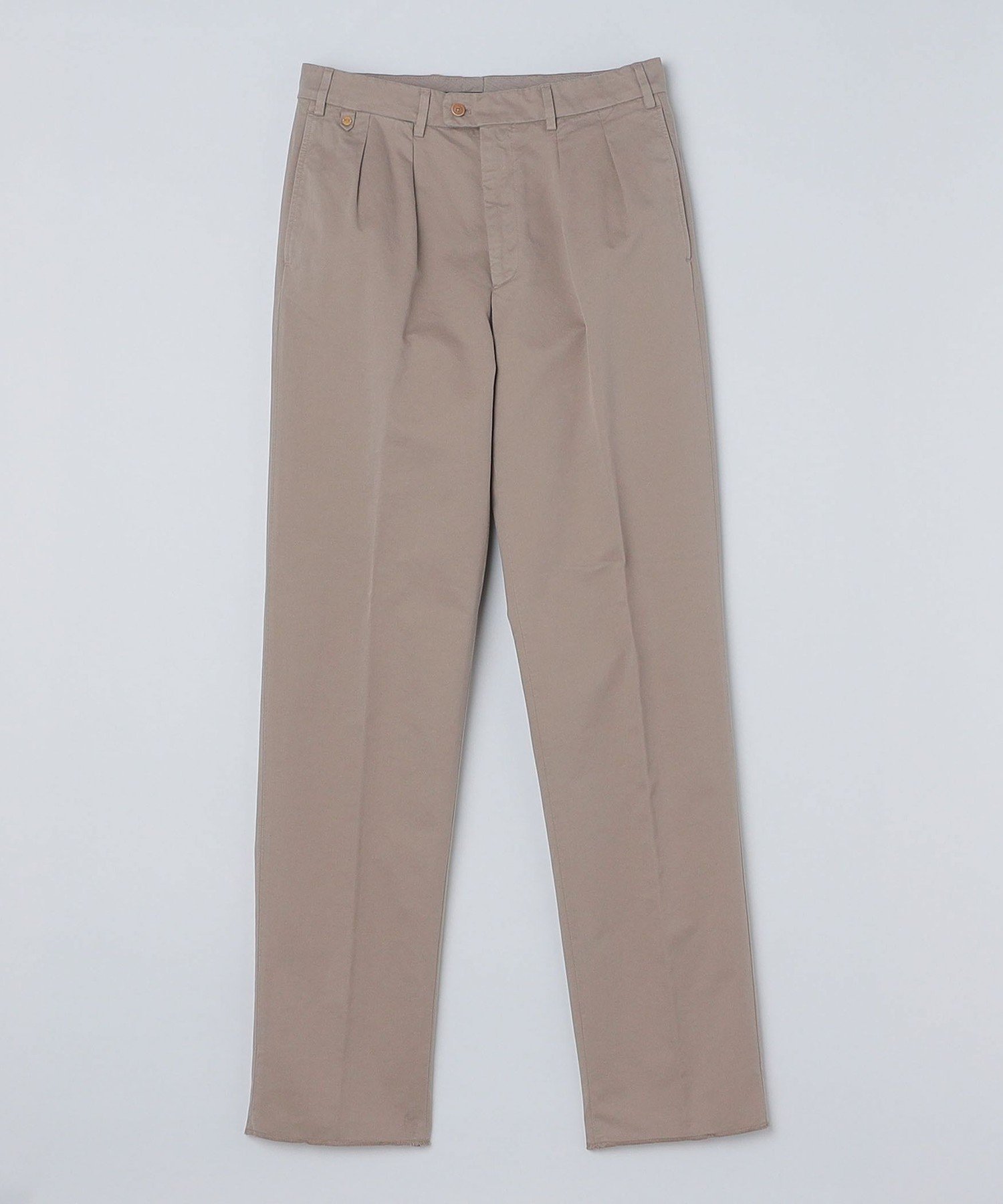 短靴型褲 - 【SALE／30%OFF】SHIPS MEN ATELIER ZINS: BAC J コットン スラックス シップス パンツ スラックス・ドレスパンツ ブラウン ベージュ【送料無料】
