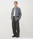 MARGARET HOWELL HAIRLINE FLANNEL TROUSERS マーガレット・ハウエル パンツ その他のパンツ グレー【送料無料】