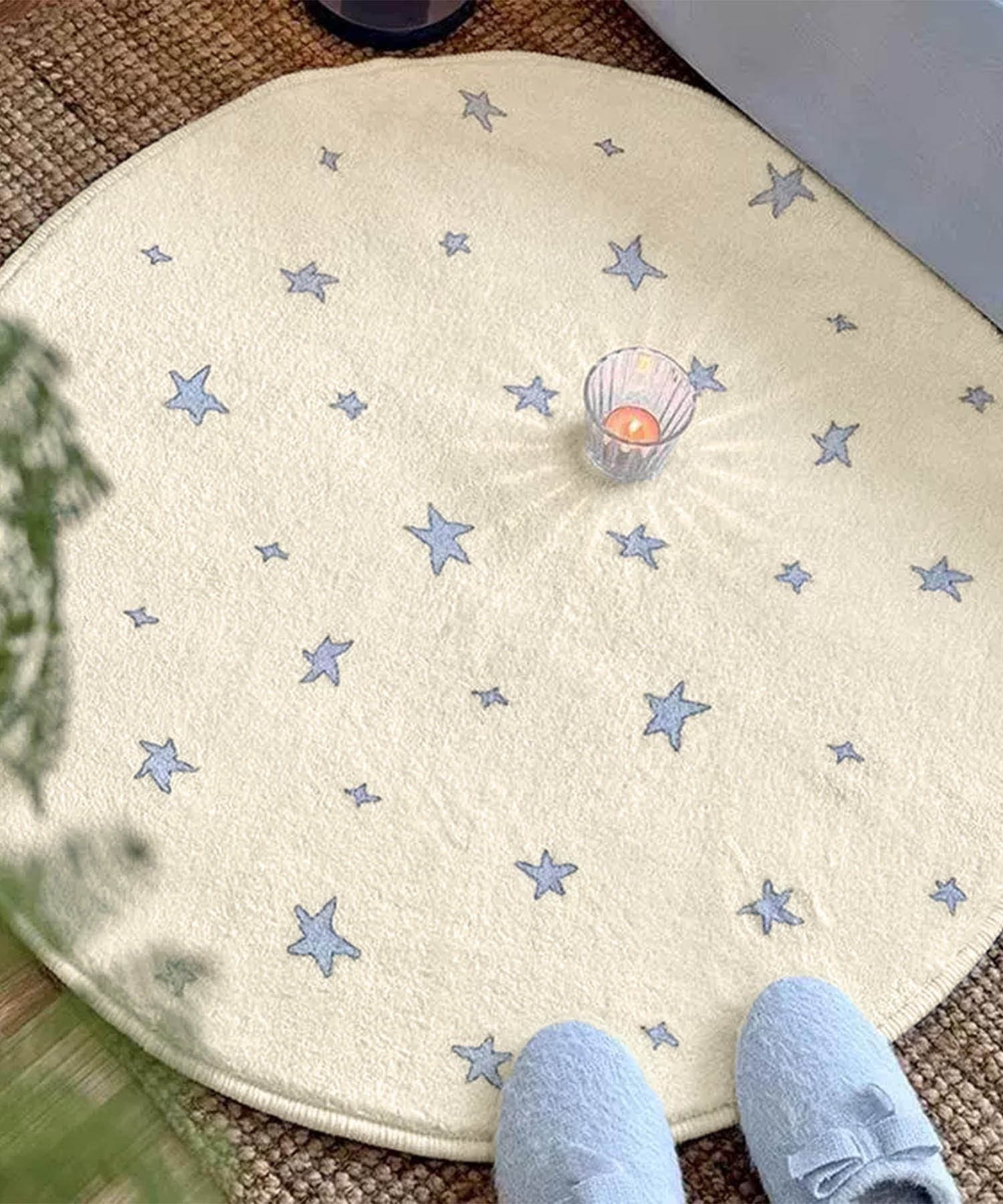 【SALE／20%OFF】aimoha home aimoha home/星柄ラウンドラグマット アイモハ インテリア・生活雑貨 カーペット・ラグ・マット stylife-15294734 Rakuten Fashion サンプル画像3