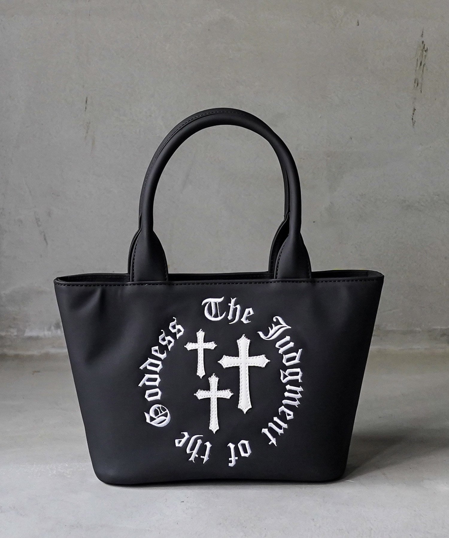 Retro Engine RTEG Cross Patch mini tote アダムスジャグラー バッグ トートバッグ ブラック シルバー..