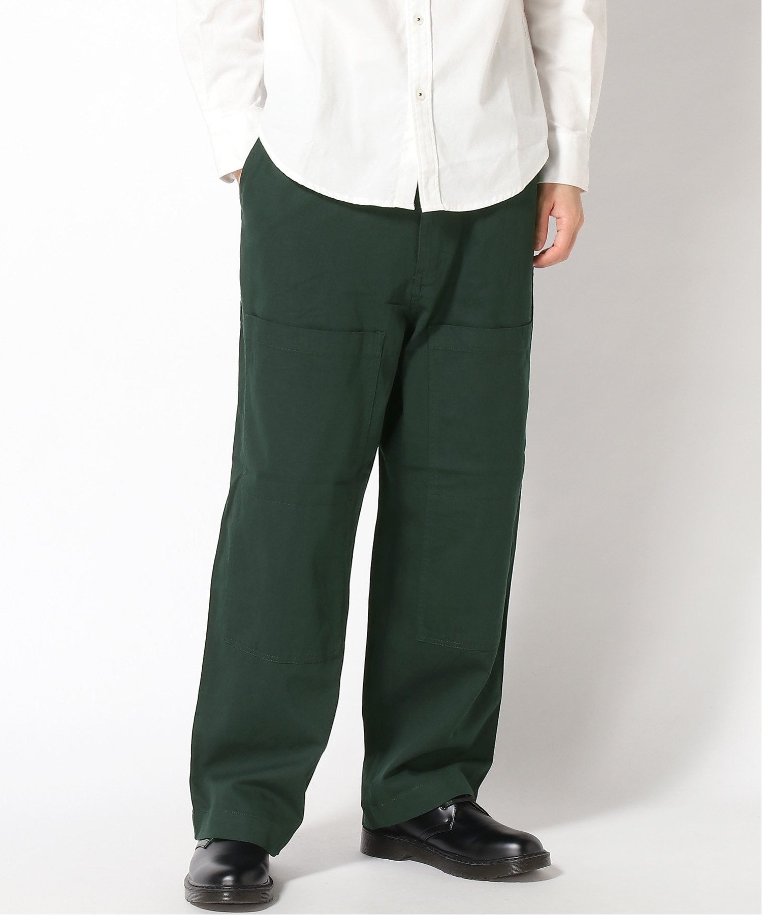 【SALE／50%OFF】niko and ... (M)バックポケットワークPT ニコアンド パンツ その他のパンツ グリーン ネイビー ベージュのサムネイル