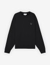Maison Kitsune Maison Kitsune/(M)BOLD FOX HEAD PATCH OVERSIZE SWEATSHIRT メゾン キツネ トップス スウェット・トレーナー ブラック【送料無料】
