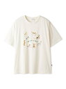 gelato pique DOGワンポイントTシャツ ジェラートピケ トップス カットソー・Tシャツ ホワイト