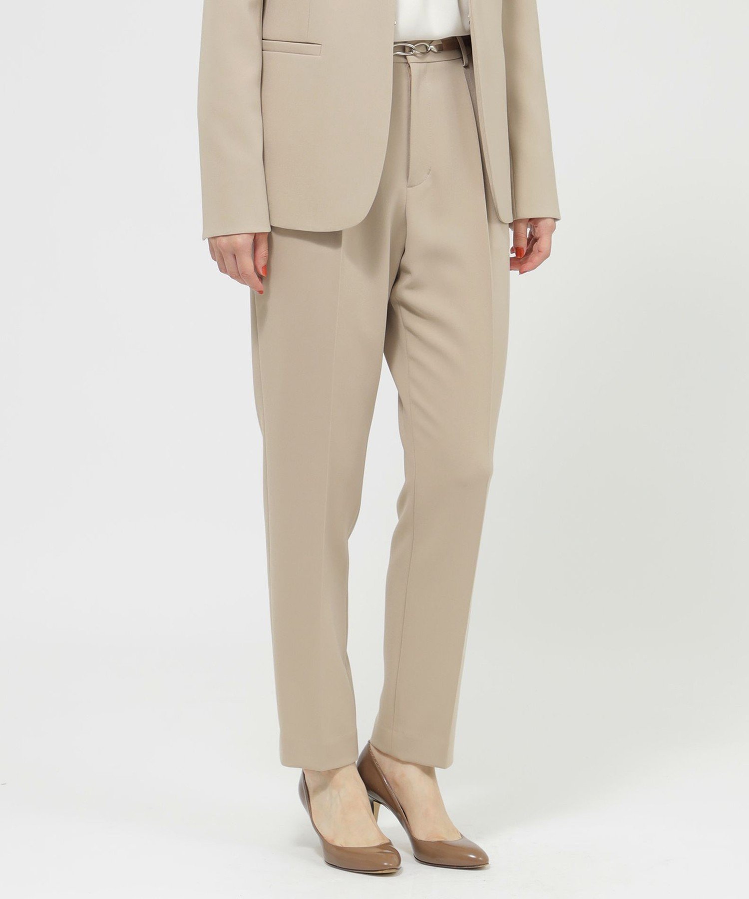 【SALE/38%OFF】Paul Stuart 【ウォッシャブル】トリアセダブルクロス パンツ ポール・スチュアート パンツ スラックス・ドレスパンツ ネイビー ベージュ【送料無料】