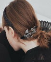 IRIS47 IRIS47/elegance barrette フォブ ヘアアクセサリー バレッタ・ヘアクリップ・ヘアピン シルバー【送料無料】