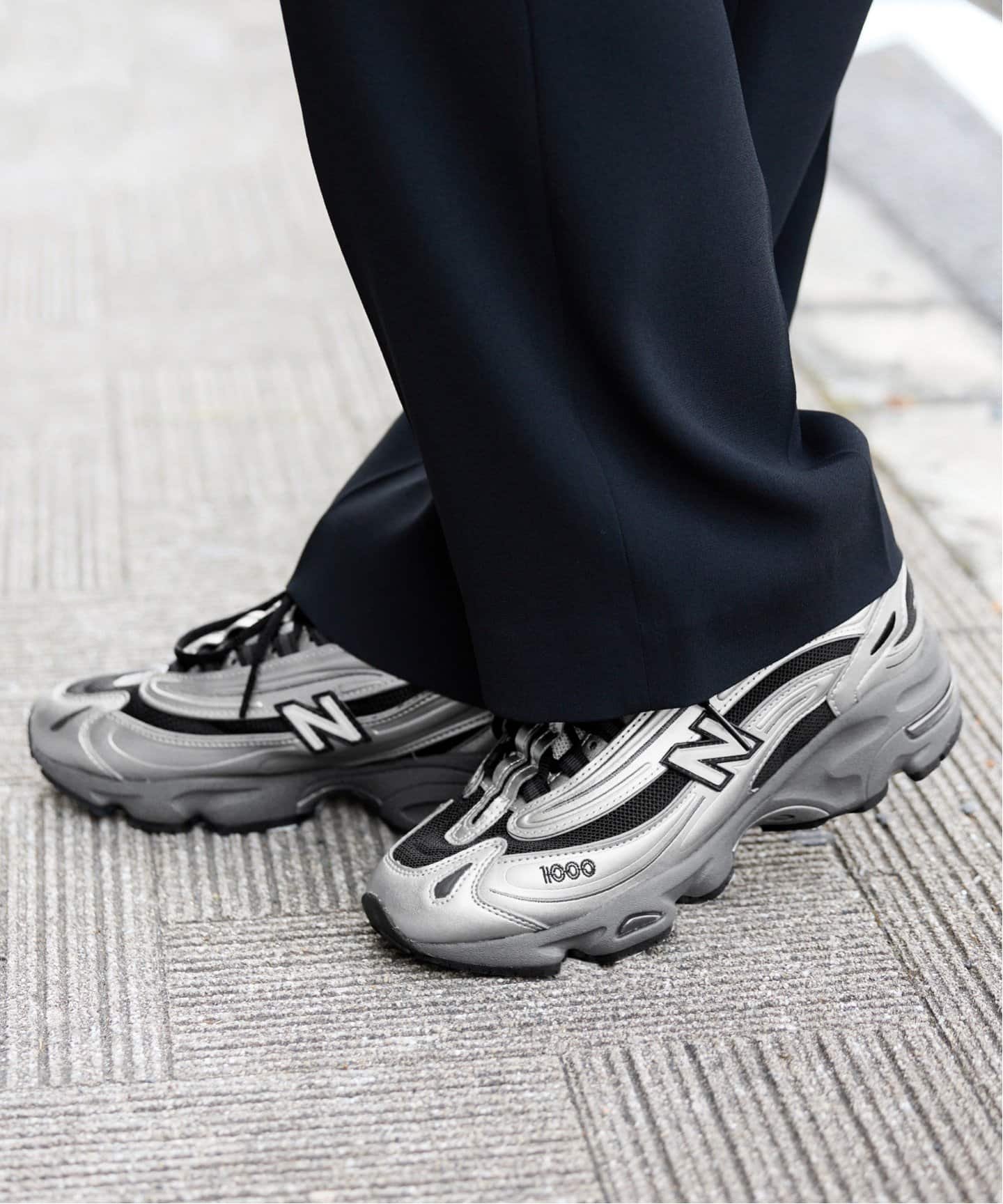 IENA NEW BALANCE/ニューバランス M1000EGR イエナ シューズ・靴 スニーカー シルバー【送料無料】
