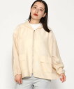 【SALE/50%OFF】CROCODILE CODE CROCODILE CODE/(W)フーディー シアー ブルゾン クロコダイル ジャケット・アウター ブ...