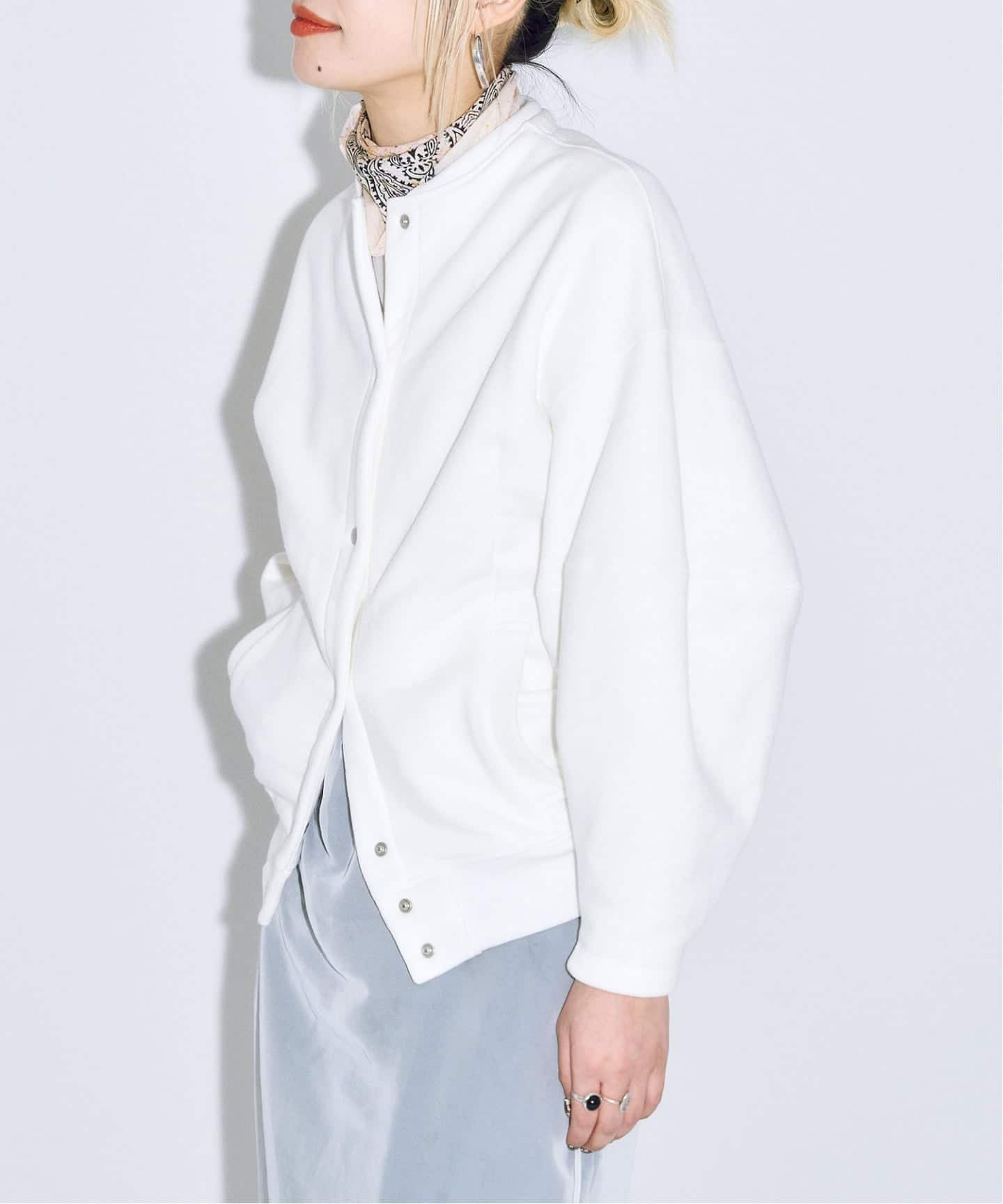 CITYSHOP SEEALL 別注 ERGONOMIC SNAP CARDIGAN [WHITE]:スウェット シティーショップ トップス スウェット・トレーナー ホワイト【送料無料】