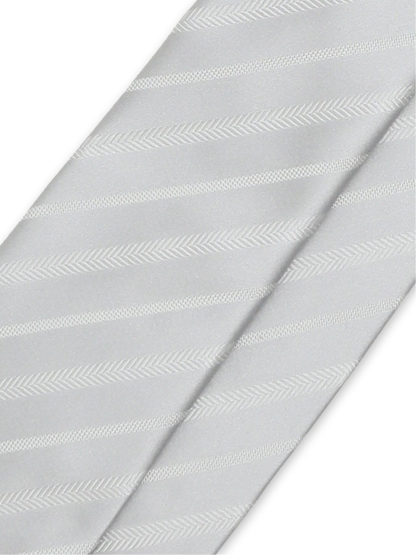 【SALE／10%OFF】GRAND-BACK 【大きいサイズ】グランバック/GRAND-BACK シルク フォーマルネクタイ 8.0cm幅 白ストライプ 【26SS】 タカキュー スーツ・フォーマル ネクタイ・蝶ネクタイ ホワイト【送料無料】