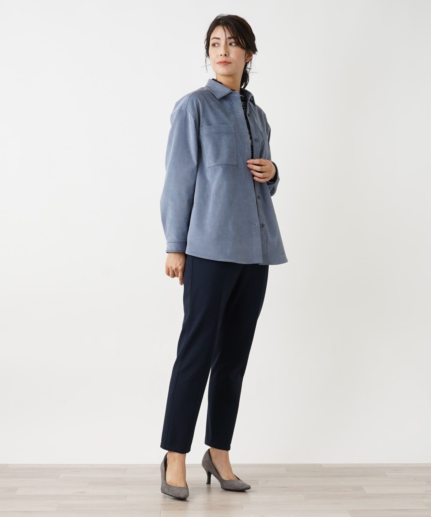 Leilian ブラウス【MUSE BY ROCHAS Premiere】 レリアン トップス シャツ・ブラウス ベージュ