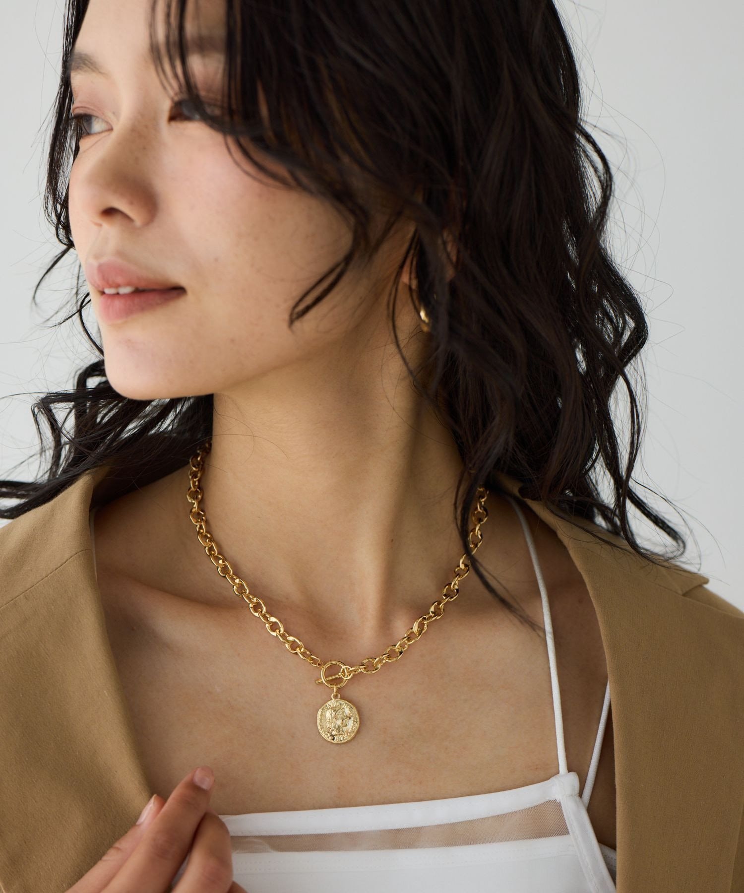 【SALE／20%OFF】BARNYARDSTORM コインマンテルネックレス バンヤードストーム アクセサリー・腕時計 ネックレス ゴールド【送料無料】